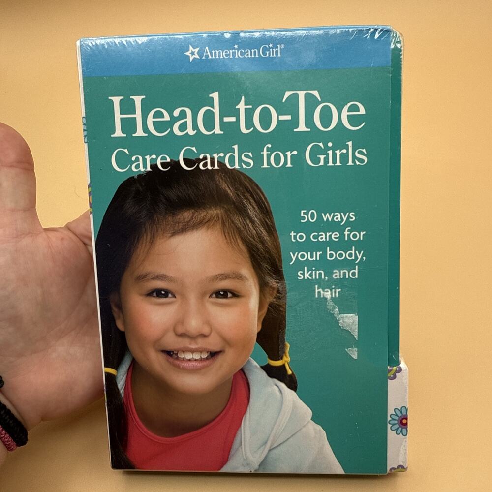 American Girl Head to Toe Care Cards for Girls 50 Ways to Care Book New